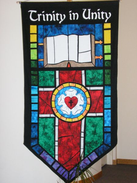 The new banner for Trinity, Winkler